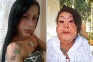 Famosos antes e depois das Plásticas