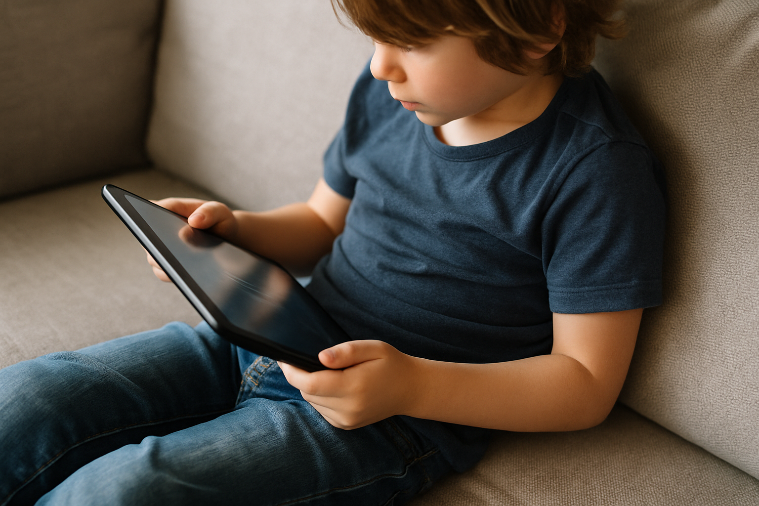 excesso de telas para crianças